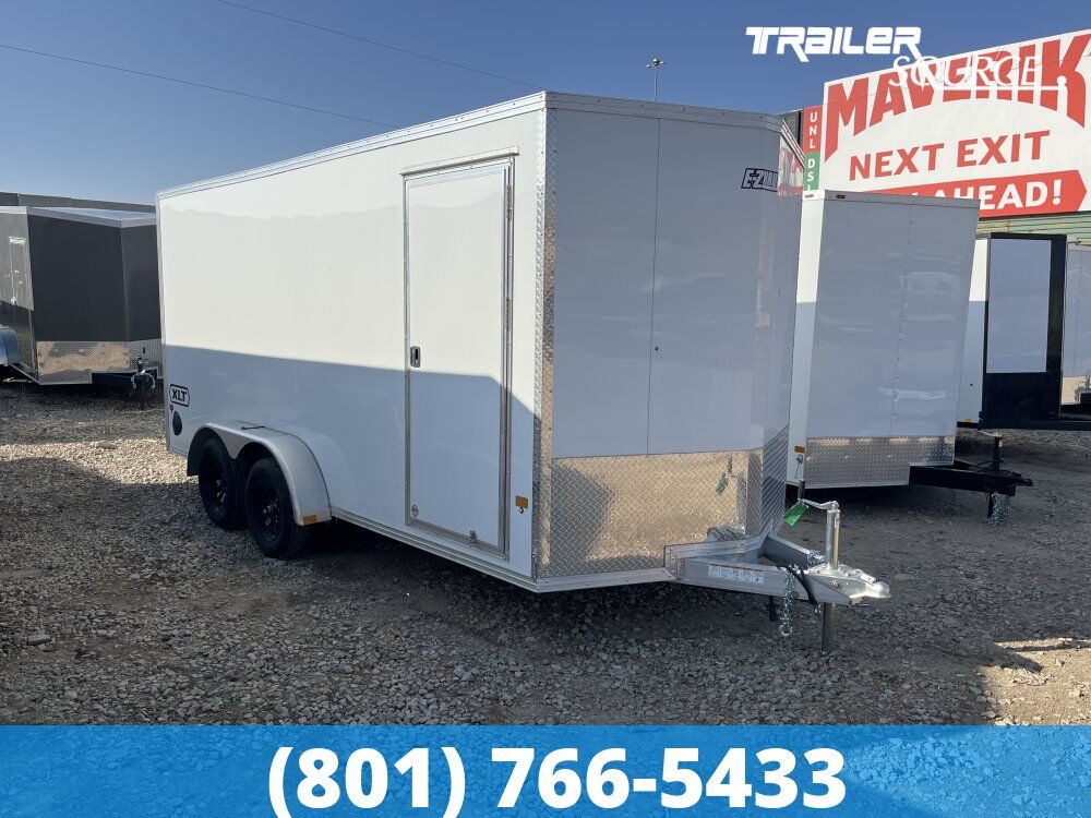 7x16 Alcom Aluminum EZ Hauler XLT Trailer - 7'0" Interior - 7K GVWR -