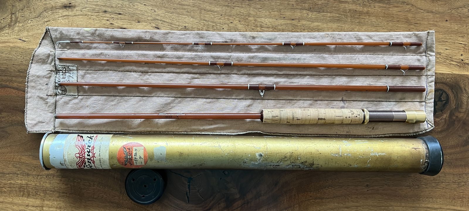 Fenwick FF70-4 - 7' - 4-piece 4/5 wt fiberglass pack/travel rod