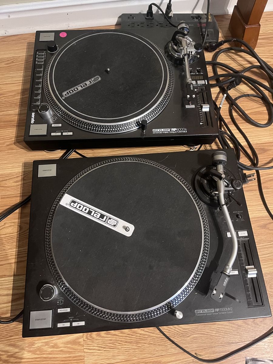 Reloop RP7000MK2 & RP8000s Professional Turntable System - Upper Torque & Hybrid Torque