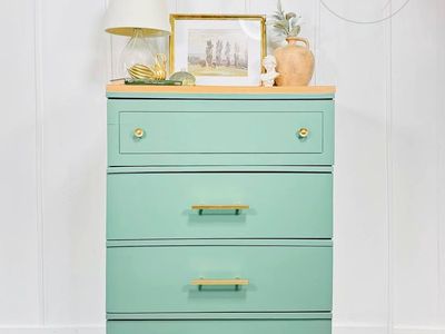 Modern Boho Chic 4 Drawer Dresser | Boho 4 Drawer Chest | Modern Dresser