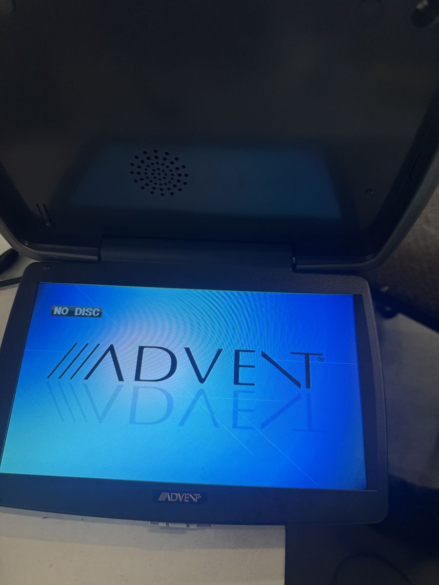 Advent 10 drop down dvd monitor