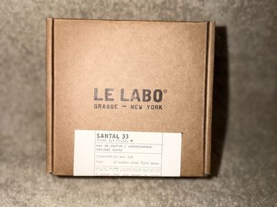 Le Labo Santal 33 Eau de Parfum 100ml 3.4 Fl.Oz. Natural Spray - New in Box