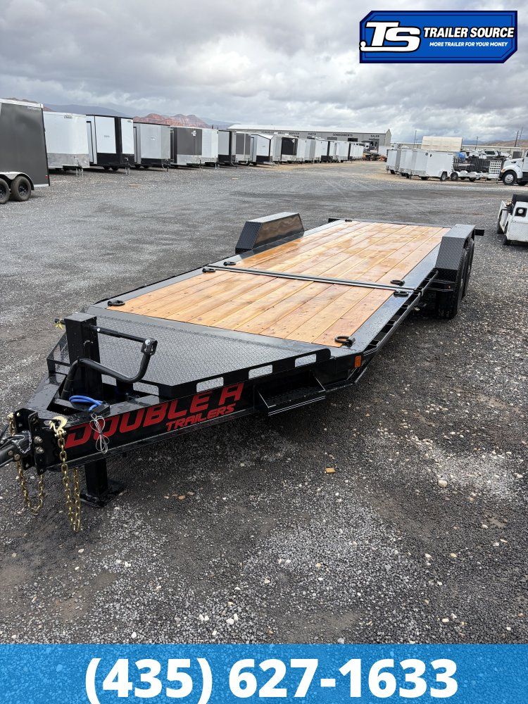7x22 Double A Pro Series CT Tilt Trailer - 15.4K GVWR -