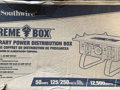 Brand New Southwire Power Box with 25’ whip