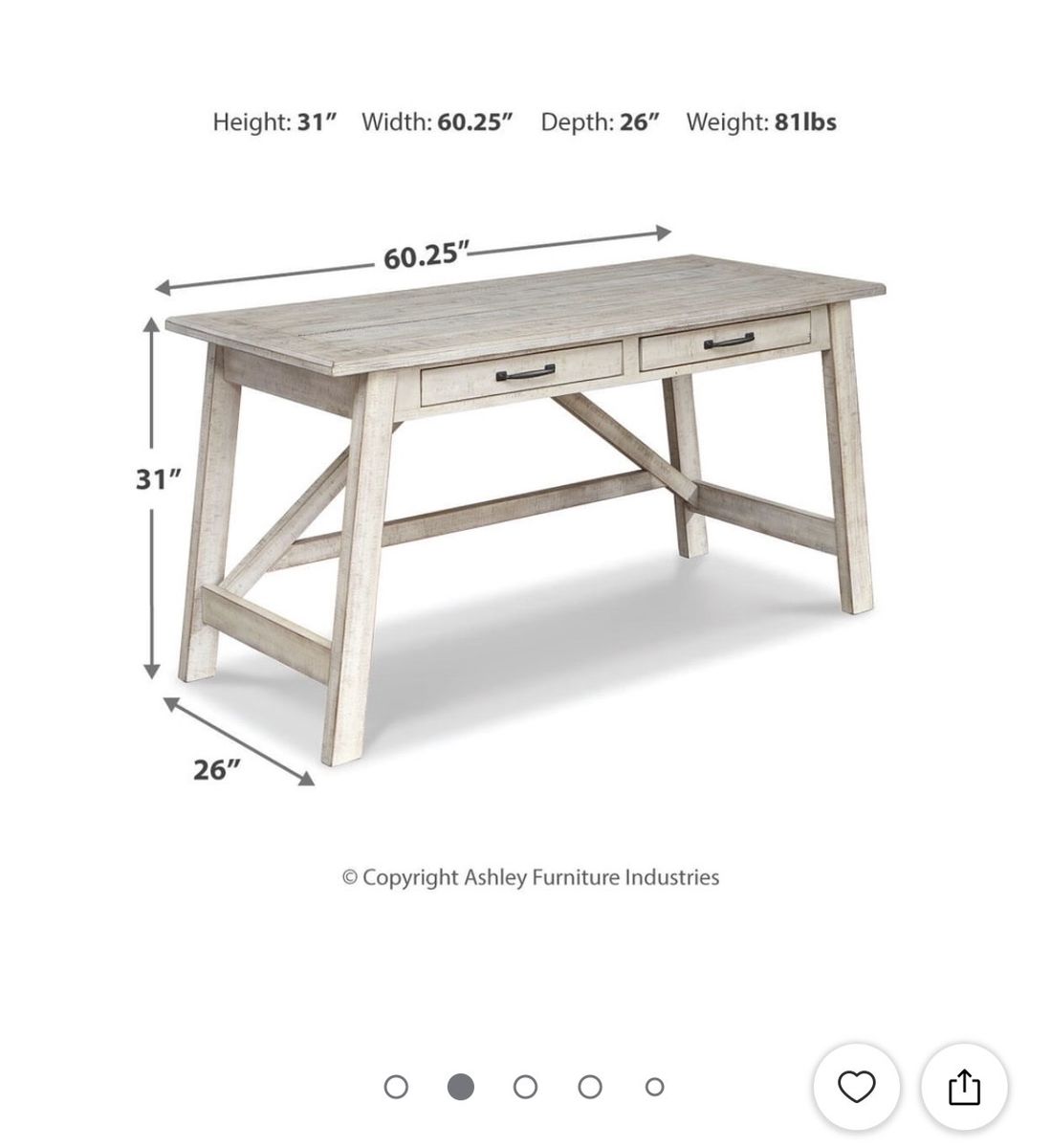 Beautiful Brand New Desk In Box