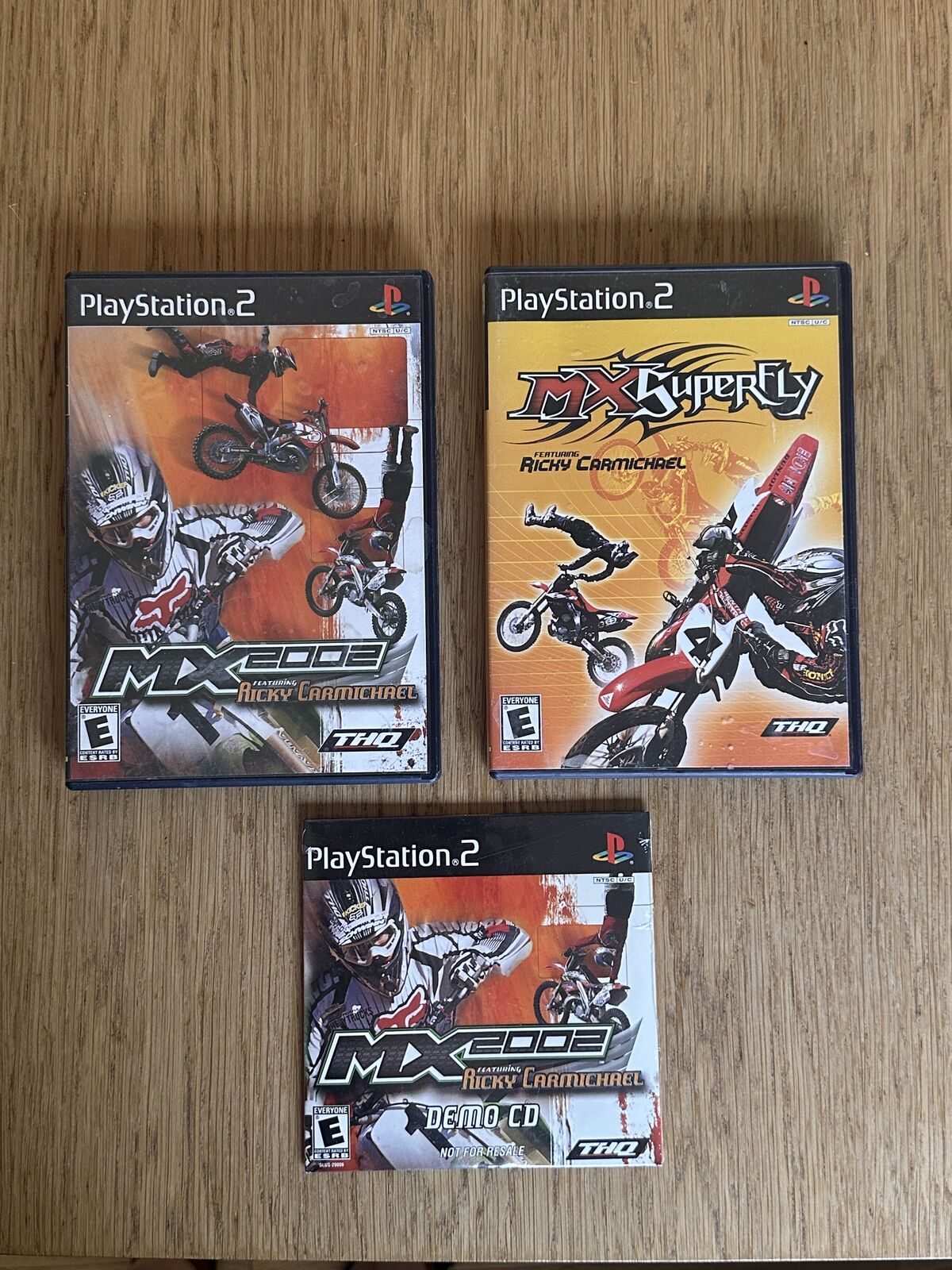 Playstation 2 motocross games with Ricky Carmichael