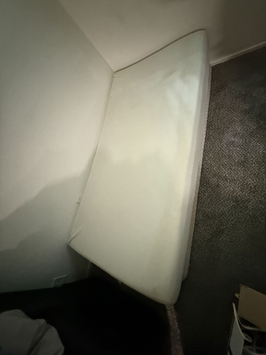 Twin mattress and box spring
