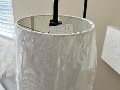 Floor Lamp With White Shade