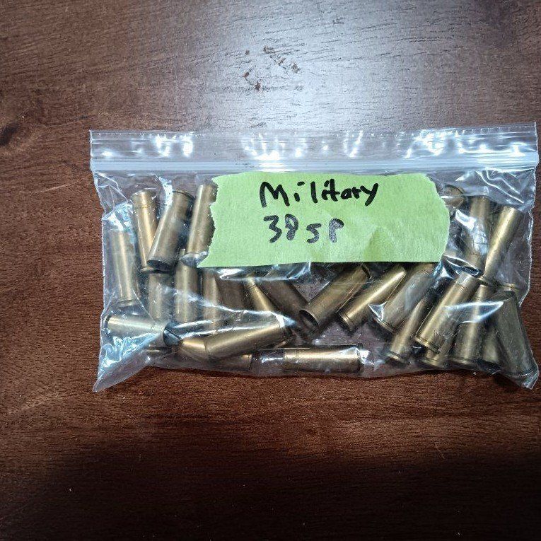 38 special military brass for reloading 