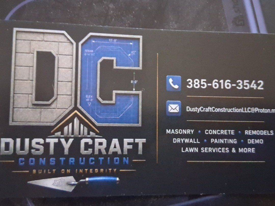 Dusty Craft Construction | Masonry, Concrete Cutting, Remodels & AI Lawn Services