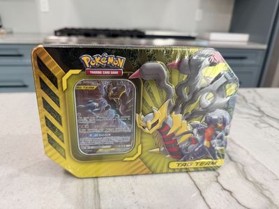 Pokémon TCG Tag Team Giratina & Garchomp-GX Power Partnerships Tin - Factory Sealed