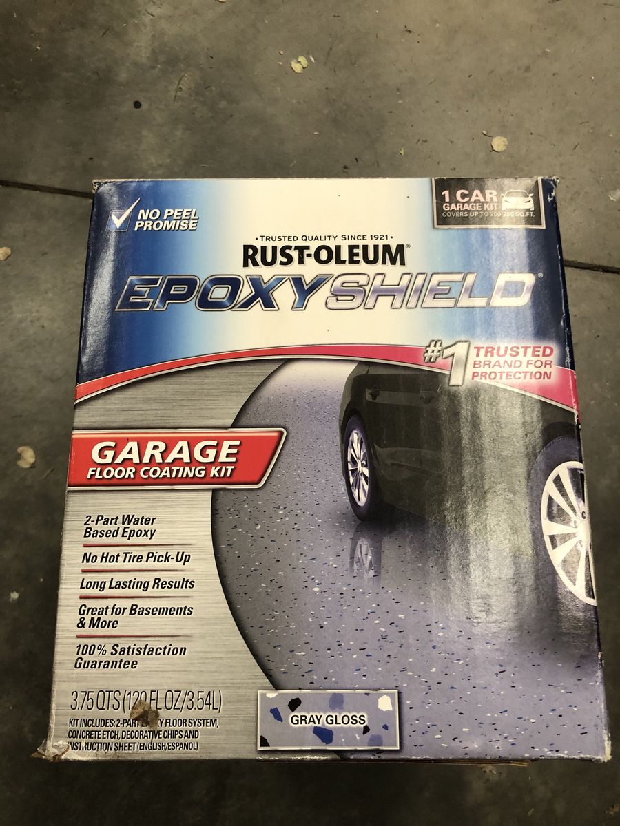 Rust Oleum Epoxy Shield Garage Floor Coating Kit