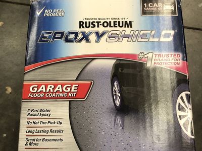 Rust Oleum Epoxy Shield Garage Floor Coating Kit