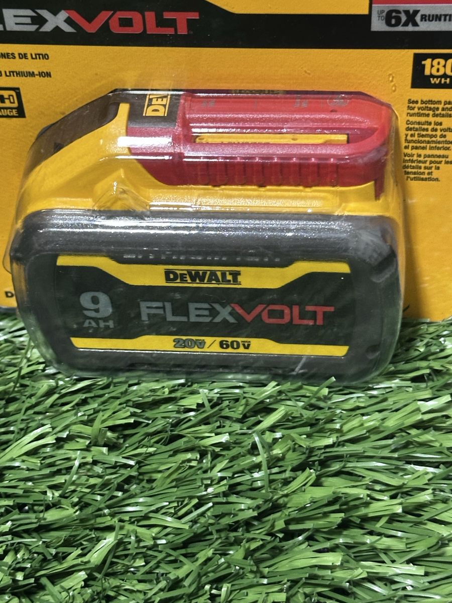 New DEWALT FLEXVOLT DCB609 20V/60V MAX 9.0Ah Lithium-Ion Battery 6X Runtime (2)