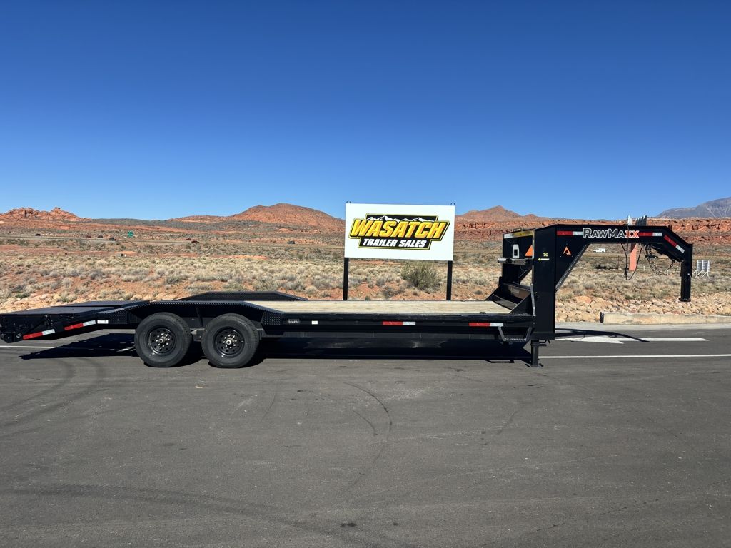 2026 RawMaxx 7X24 Midnight black Utility Trailer 7