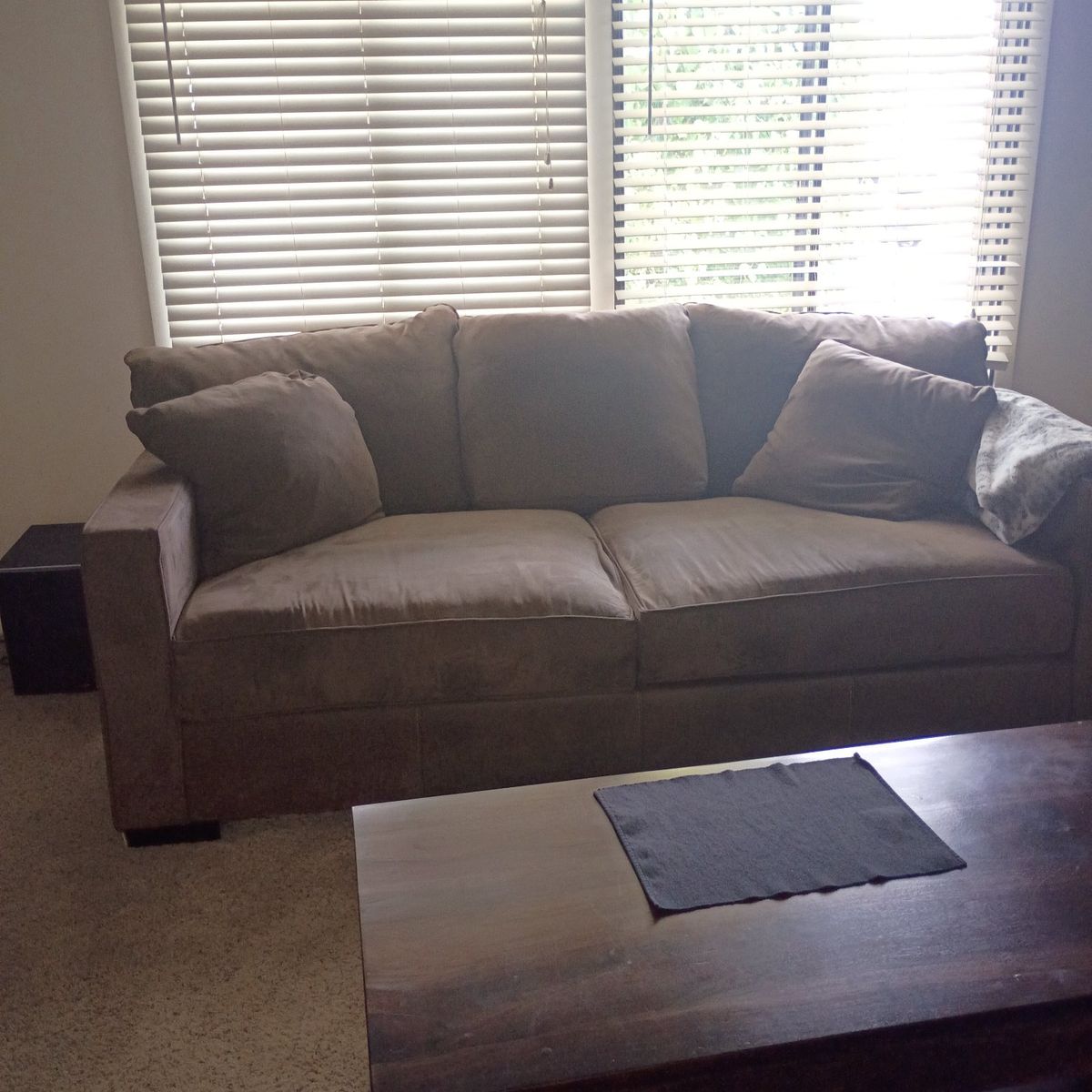 Awesome Gibson Taupe couch and love seat