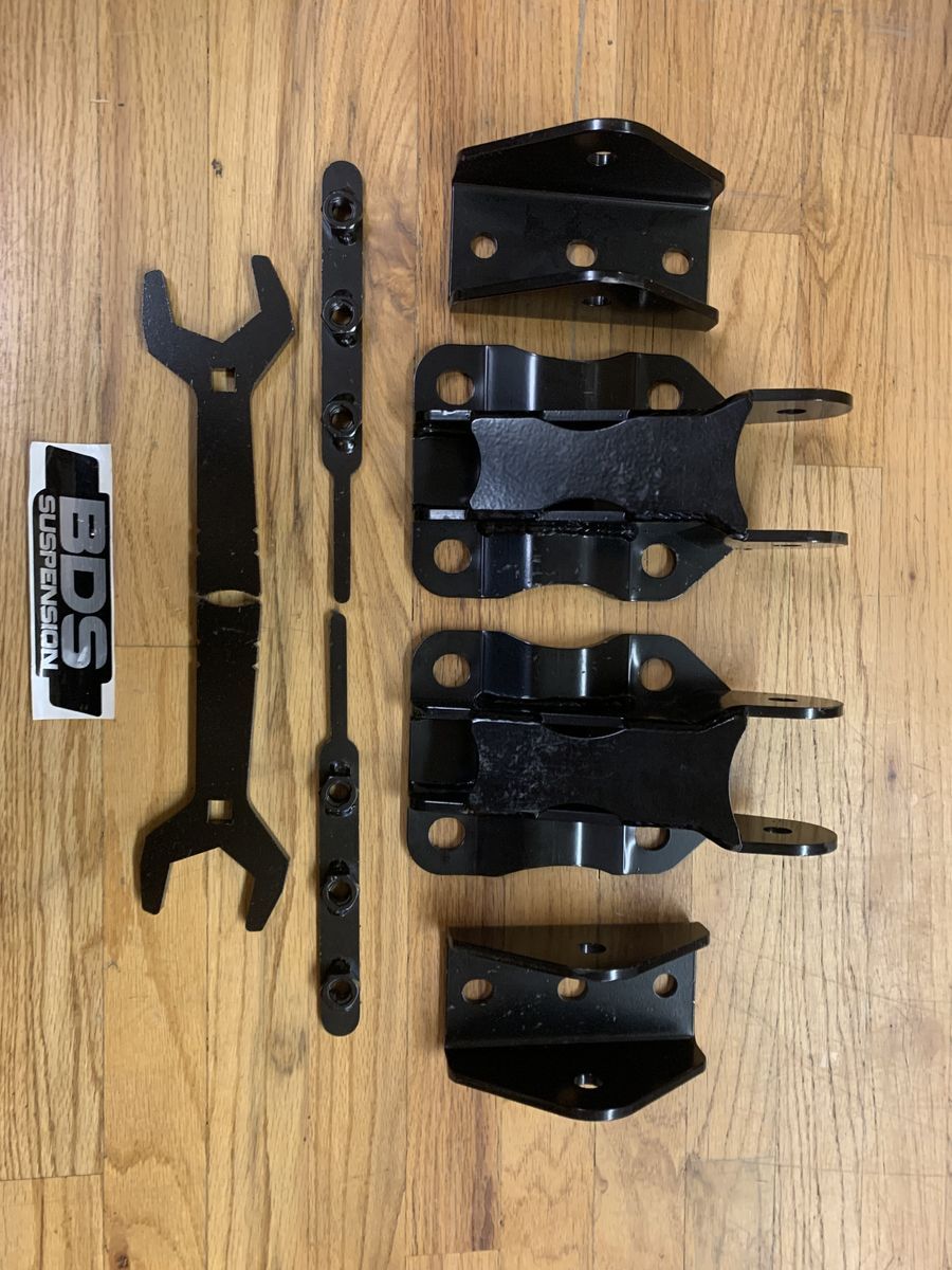 BDS Suspension RECOIL Rear Traction Bar Mount Kit for 2017-2023 Ford F250 F350 F-250 F-350 BDS 123416