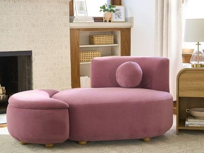 Chaise & Storage Ottoman