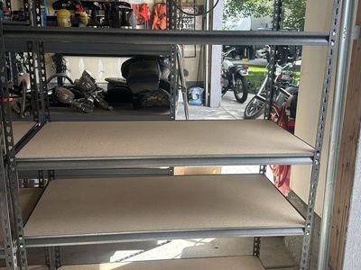 Garage shelving 72x48x24