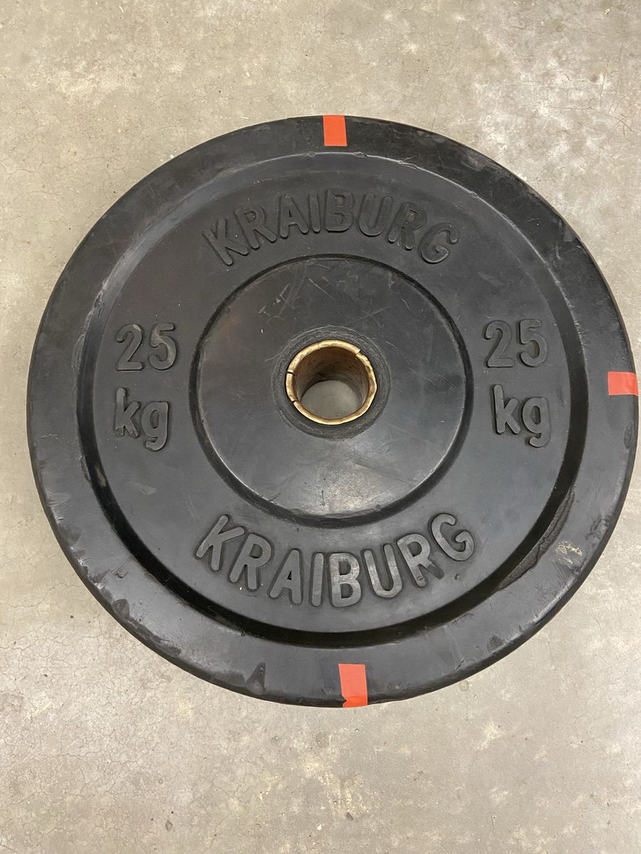 Kraiburg bumper plate 25kg/55lb