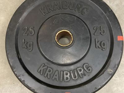 Kraiburg bumper plate 25kg/55lb