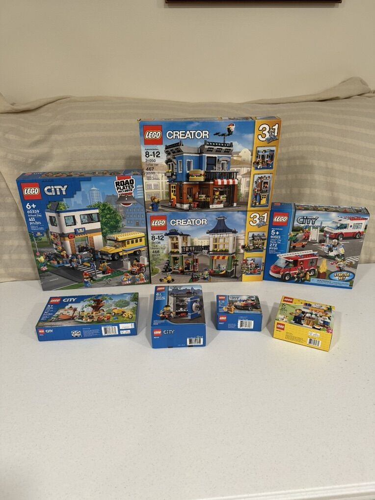 A ton of old Lego city sealed NIB sets!
