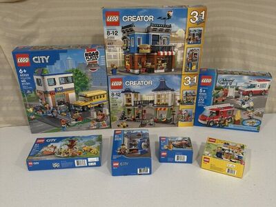 A ton of old Lego city sealed NIB sets!