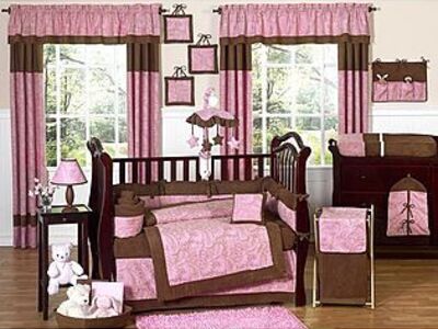 Set laundry basket, changing table cover and curtain