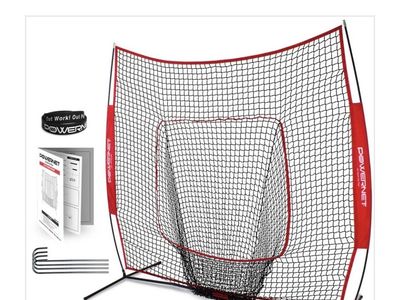 POWERNET The Original 7x7 FT Portable Baseball Softball Practice Pitching Training Net. Have 3