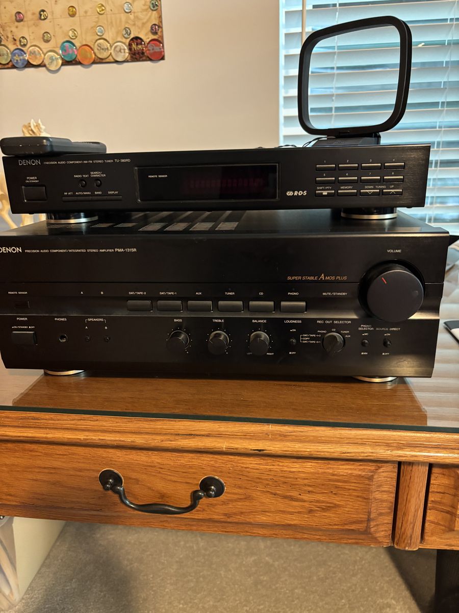 Denon Amplifier and Tuner