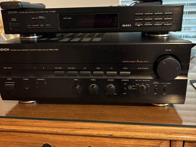 Denon Amplifier and Tuner
