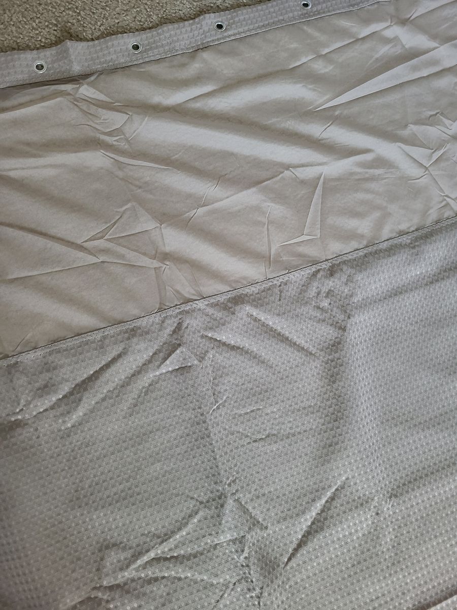 2 layered shower curtain (New)