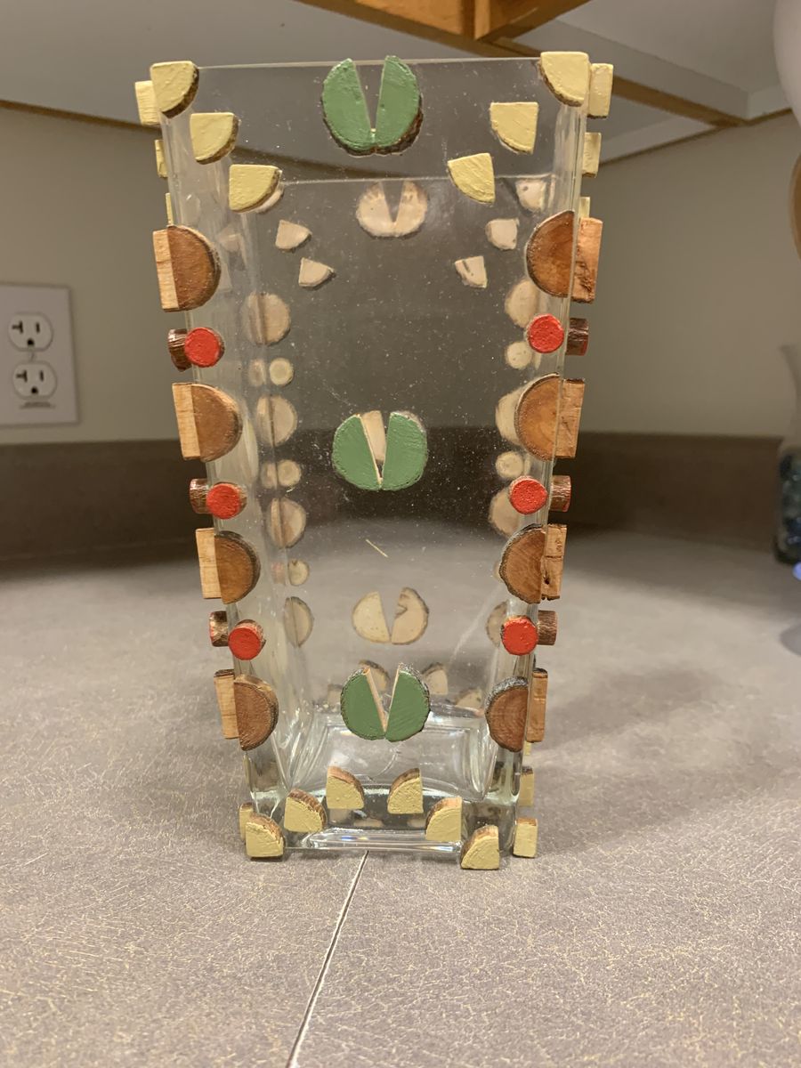 Custom decorated vase