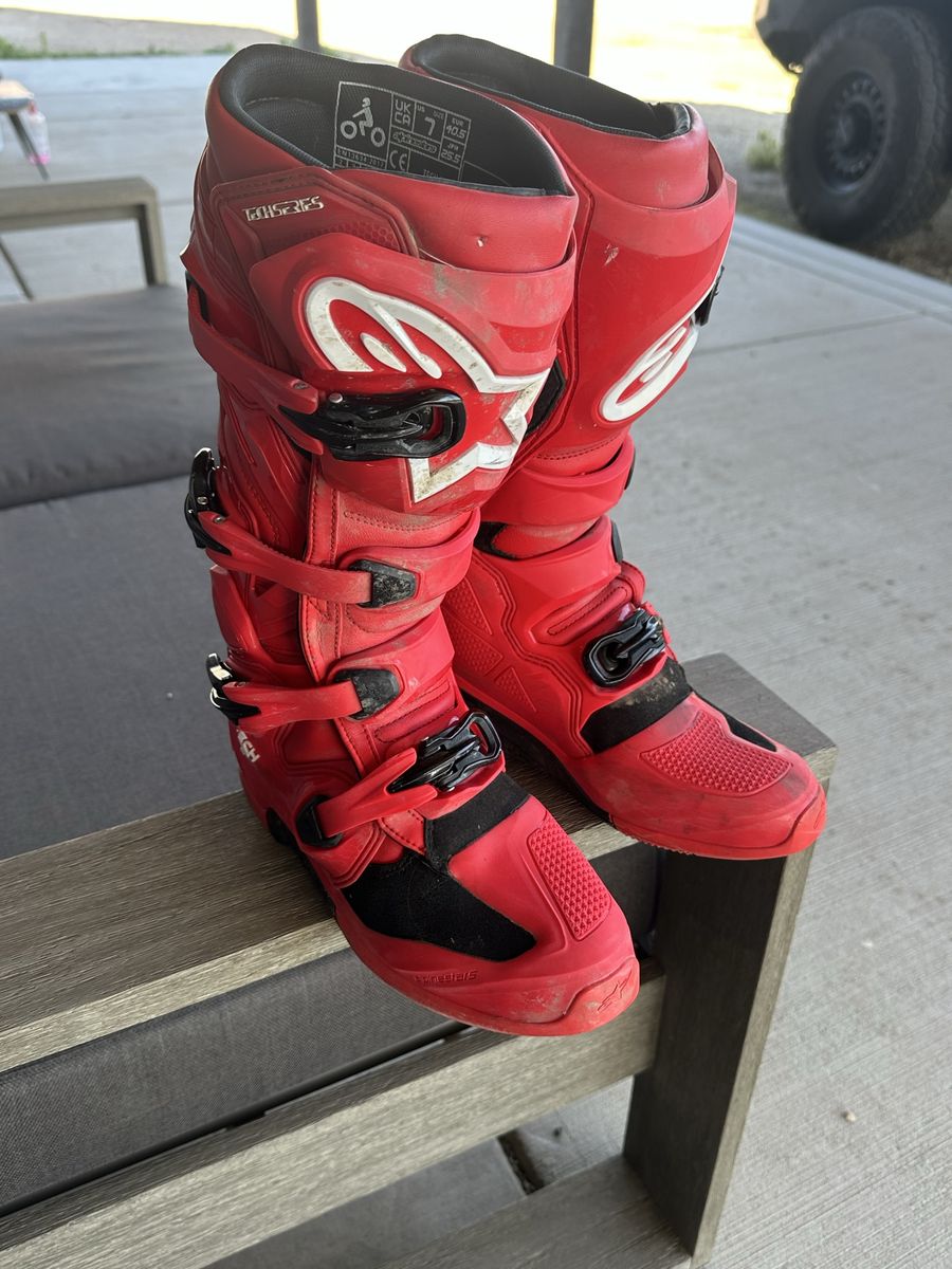 ALPINESTARS TECH 7 Motocross Boots - Mens Size 7