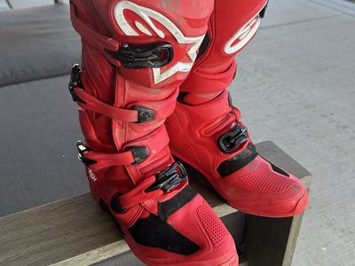 ALPINESTARS TECH 7 Motocross Boots - Mens Size 7