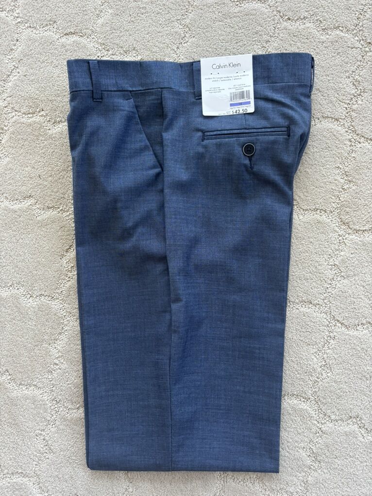 Boys Blue Dress Pants