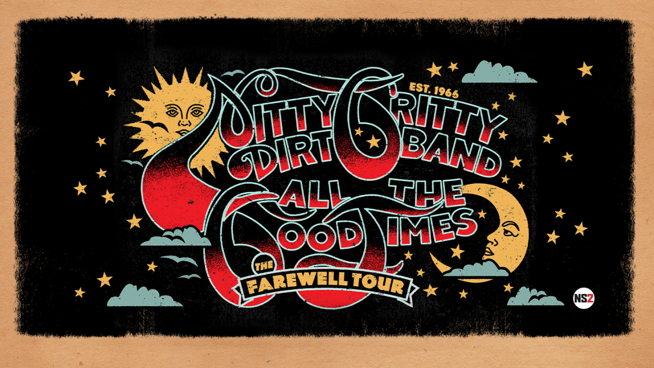 Nitty Gritty Dirt Band @ Sandy Amphitheater Sunday 6/14