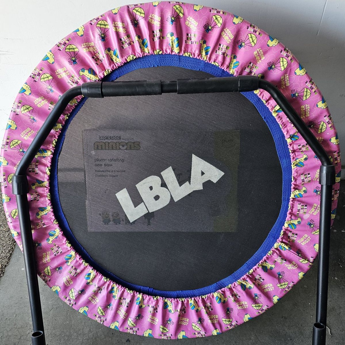 kids mini trampoline with handle bars