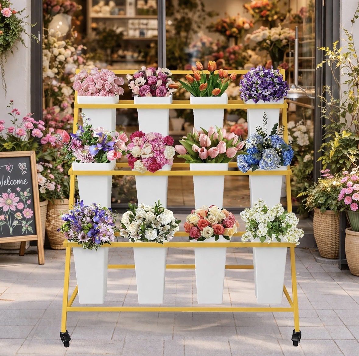 Bloom bar flower stand rental