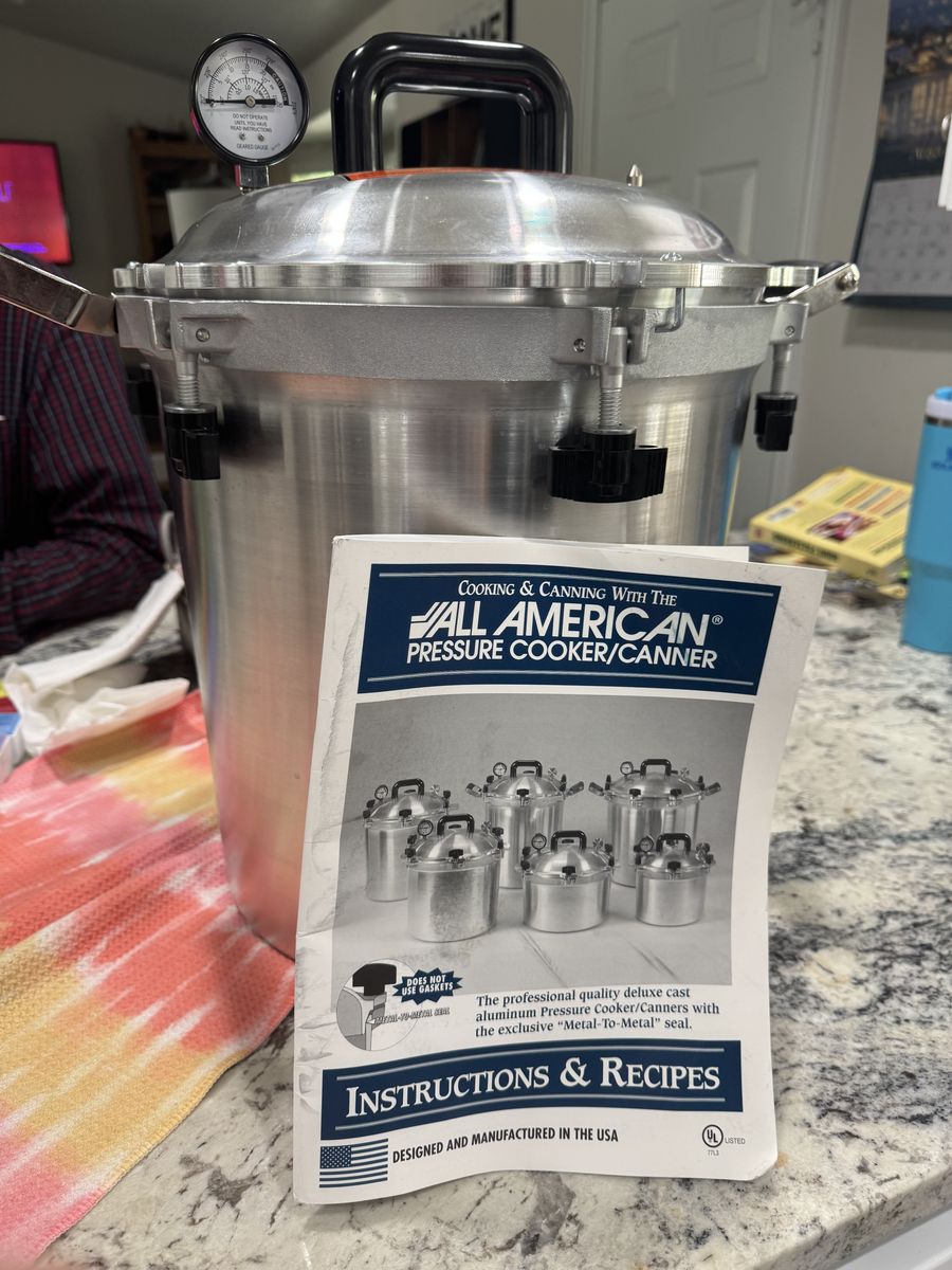 all american 30 quart canning  pressure cooker