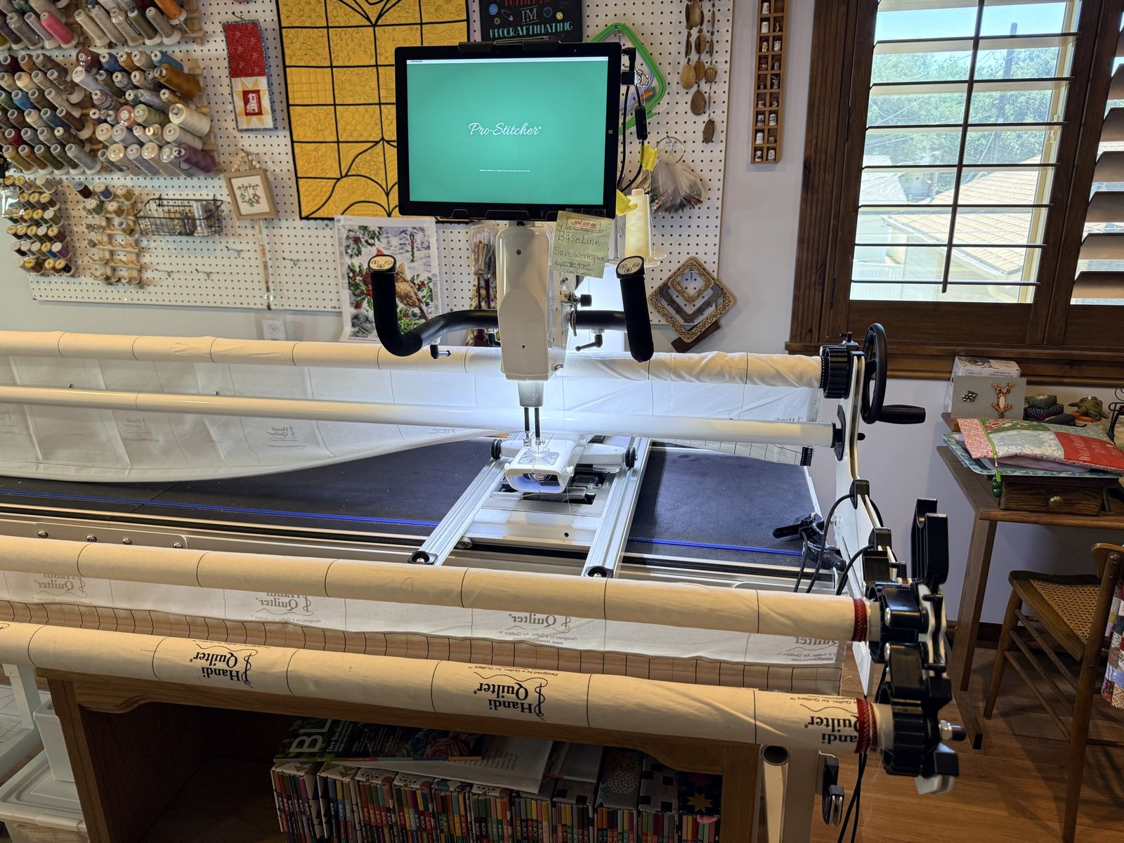 Handi Quilter Amara 20 Longarm with Pro-Stitcher Premium & 10-Foot Studio 2 Frame — $6,500 (as-is)