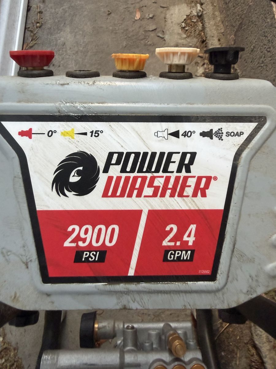 Power Washer For Rent 2900 PSI