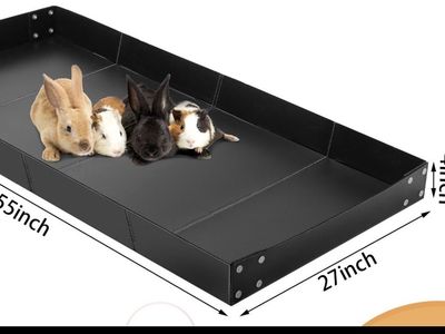 Guinea Pig cage liner black new 2x4