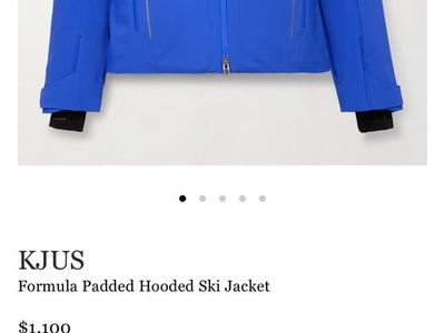 Blue Kjus Men's Medium Ski Jacket