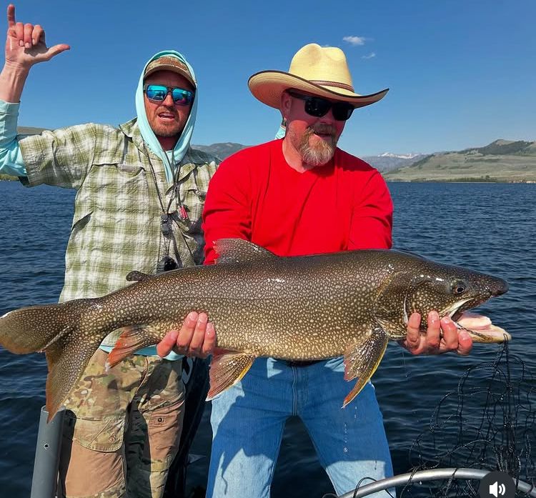Trophy Trout Wyoming lake charter trips