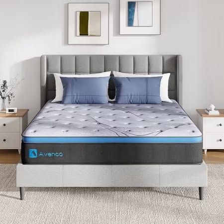 Avenco 10" Innerspring Gel Hybrid Queen