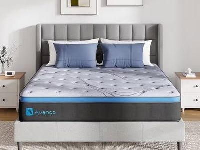 Avenco 10" Innerspring Gel Hybrid Queen