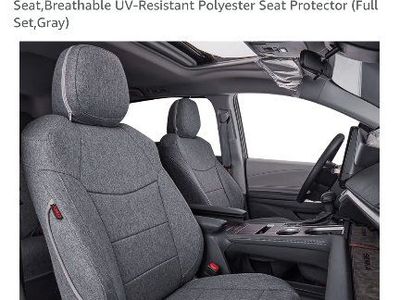 Front seat covers for 2021-26 Toyota Sienna - grey