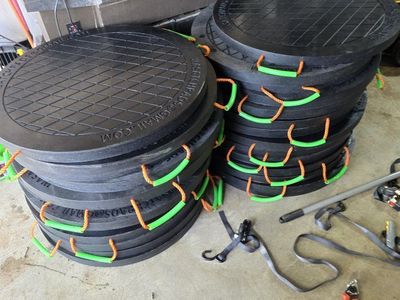 36"x2" UHMWPE Outrigger Pads - Local Pickup, No Freight
