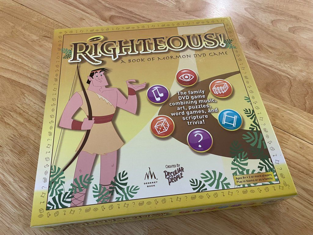 Righteous! A Book of Mormon DVD Game - Complete Family Board Game, Ages 8+